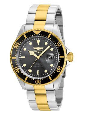 Invicta Pro Diver Men's Watch - 43mm, Steel, Gold (22057)